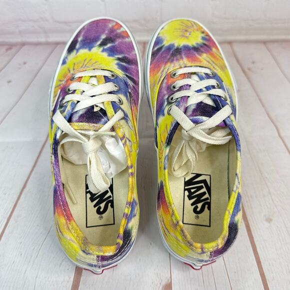 Vans Authentic Washed Tie Dye Low Top Shoes Mens Size 5/Women's Size 6.5 - Picture 7 of 10